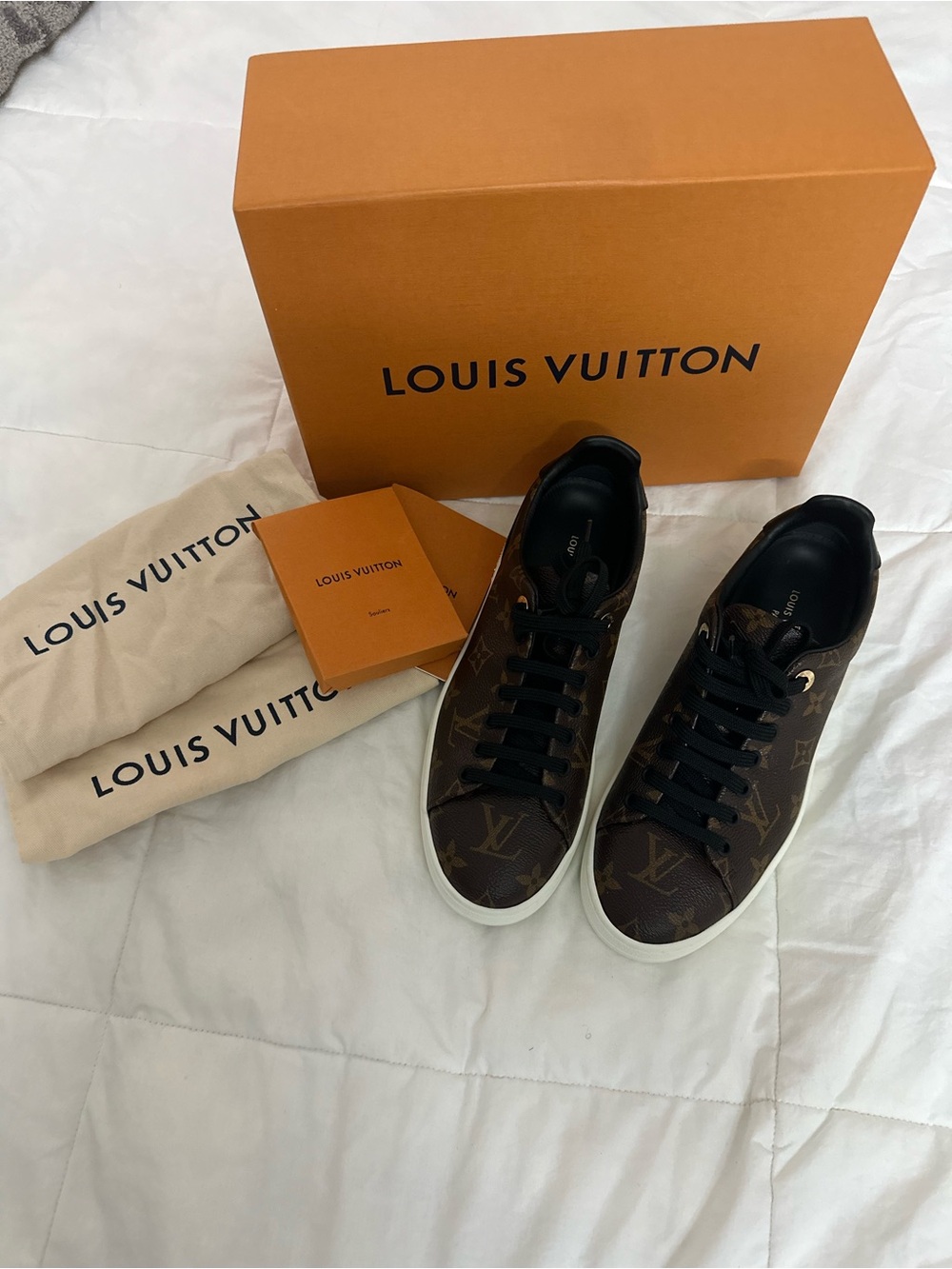 Louis Vuitton Frontrow Monogram Canvas Sneakers EU 37.5 | Box & Dust Bags